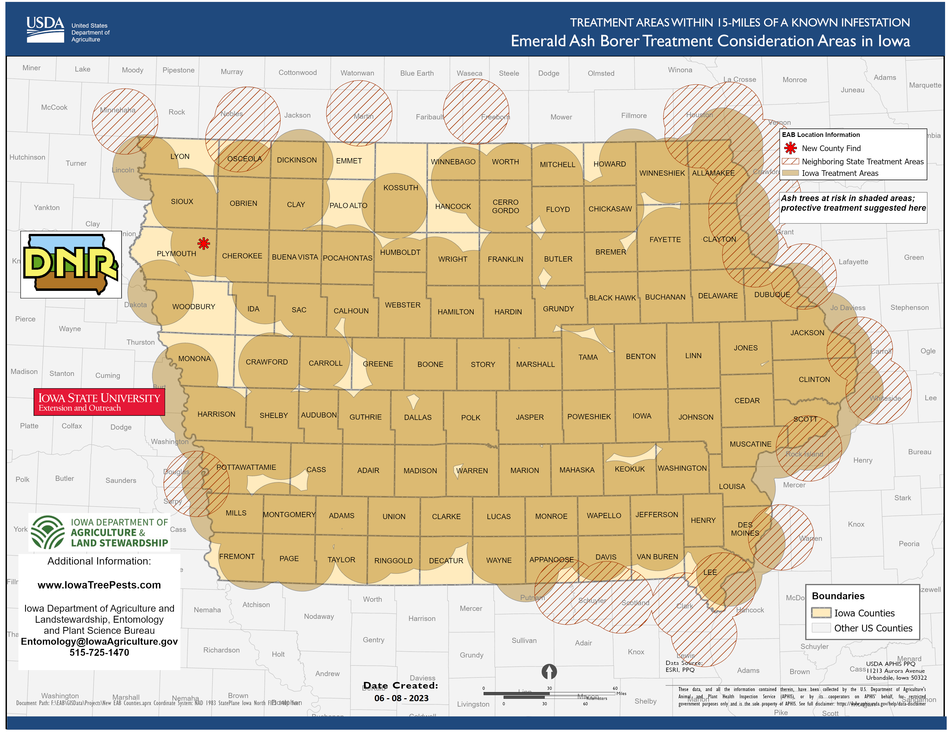 Emerald Ash Borer Confirmed in Plymouth County Iowa Department of